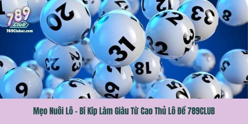 Mẹo Nuôi Lô - Bí Kíp Làm Giàu Từ Cao Thủ Lô Đề 789CLUB